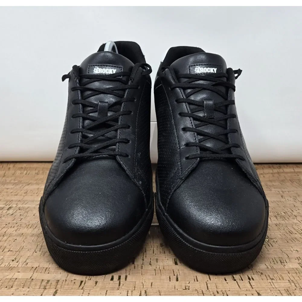 Rocky‎ Shoes Mens 11.5M Skate Low Nano Safety Composite Toe Work Black Sneakers